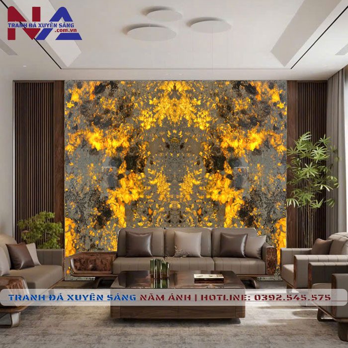 Tranh đá đối xứng xuyên sáng DX-TC08