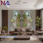 Tranh đá đối xứng xuyên sáng DX-TC09