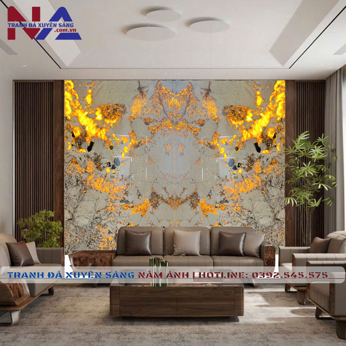 Tranh đá đối xứng xuyên sáng DX-TC12A