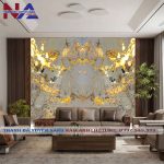 Tranh đá đối xứng xuyên sáng DX-TC12A