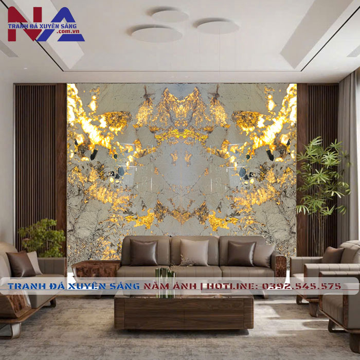 Tranh đá đối xứng xuyên sáng DX-TC12A