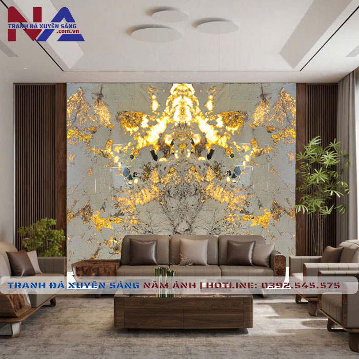 Tranh đá đối xứng xuyên sáng DX-TC12A