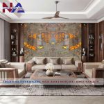 Tranh đá đối xứng xuyên sáng DX-TC15