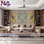 Tranh đá đối xứng xuyên sáng DX-TC15