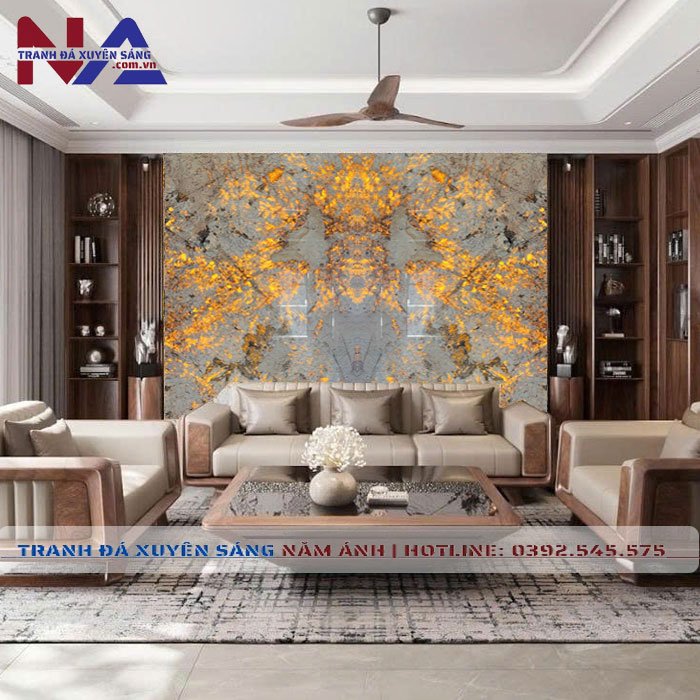 Tranh đá đối xứng xuyên sáng DX-TC16