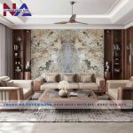 Tranh đá đối xứng xuyên sáng DX-TC16