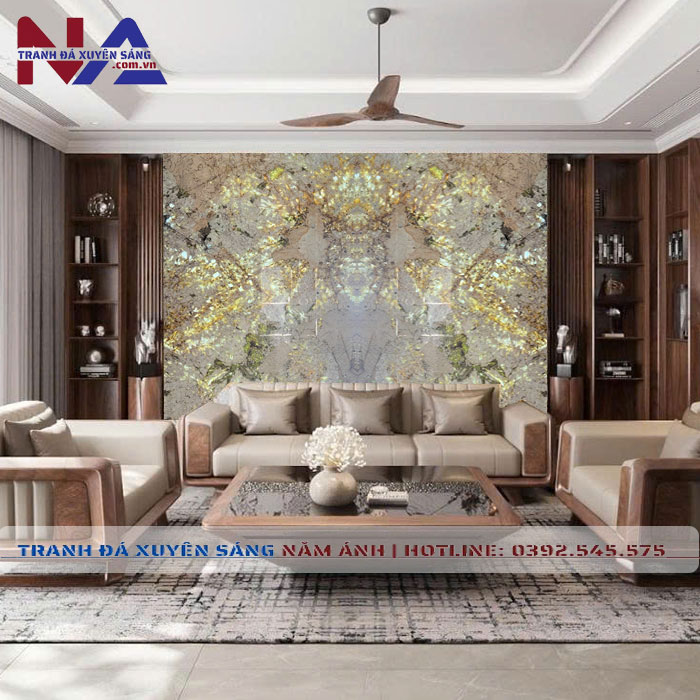 Tranh đá đối xứng xuyên sáng DX-TC16