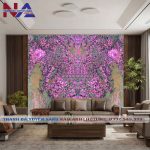 Tranh đá đối xứng xuyên sáng DX-TC18