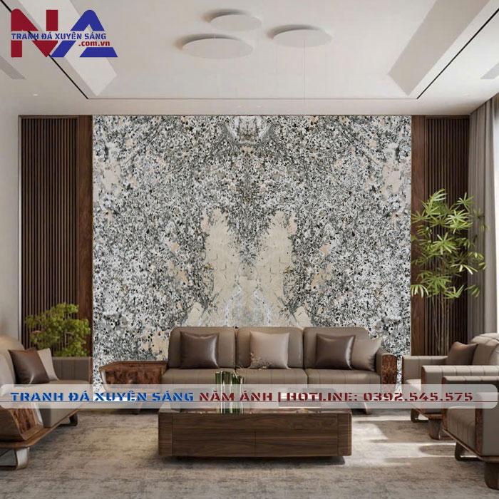 Tranh đá đối xứng xuyên sáng DX-TC18