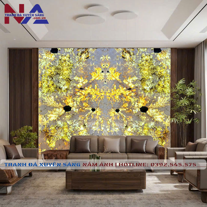 Tranh đá đối xứng xuyên sáng DX-VT02