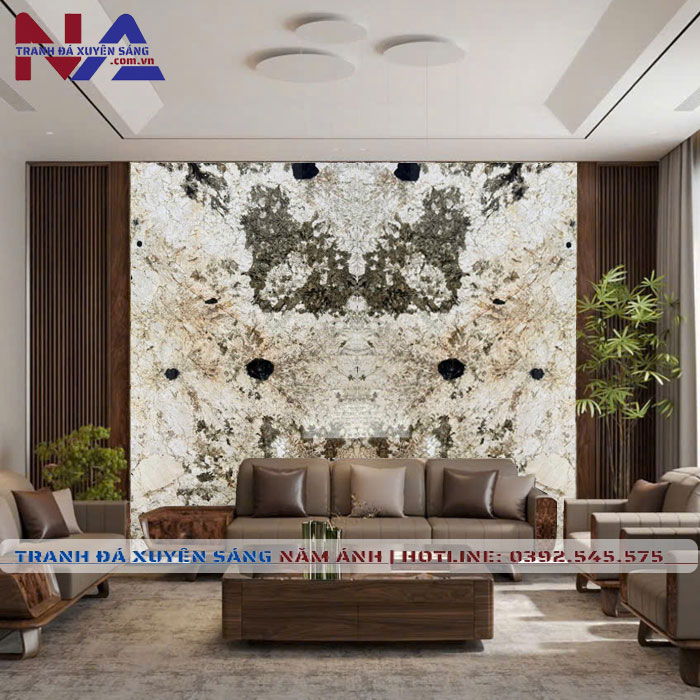 Tranh đá đối xứng xuyên sáng DX-VT02