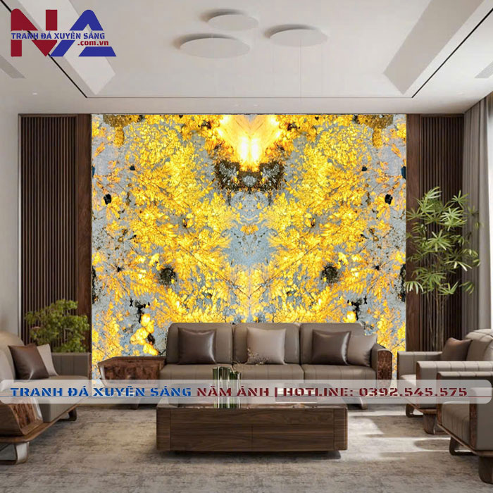Tranh đá đối xứng xuyên sáng DX-VT03