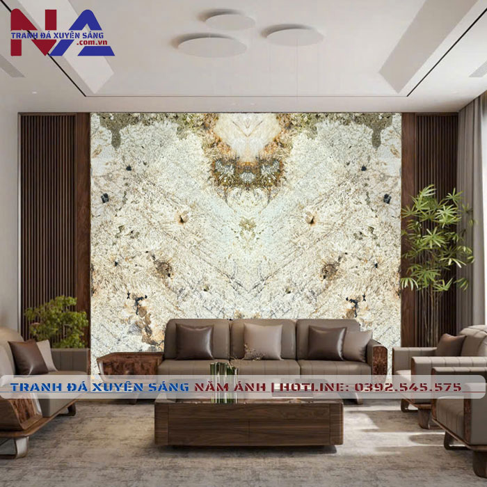 Tranh đá đối xứng xuyên sáng DX-VT03