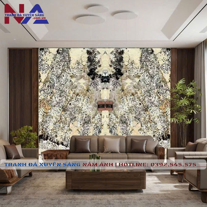 Tranh đá đối xứng xuyên sáng DX-VT04