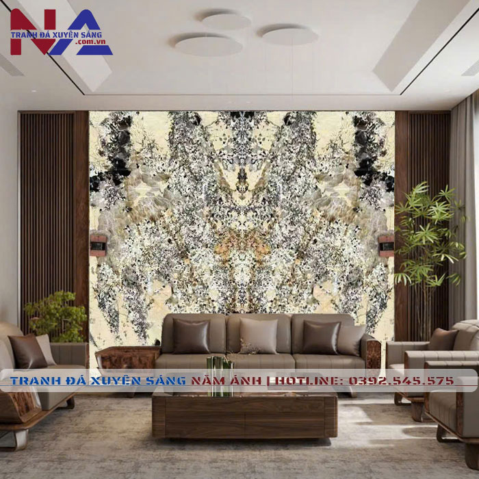 Tranh đá đối xứng xuyên sáng DX-VT04