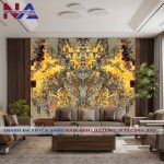 Tranh đá đối xứng xuyên sáng DX-VT04