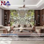 Tranh đá đối xứng xuyên sáng DX-TC14