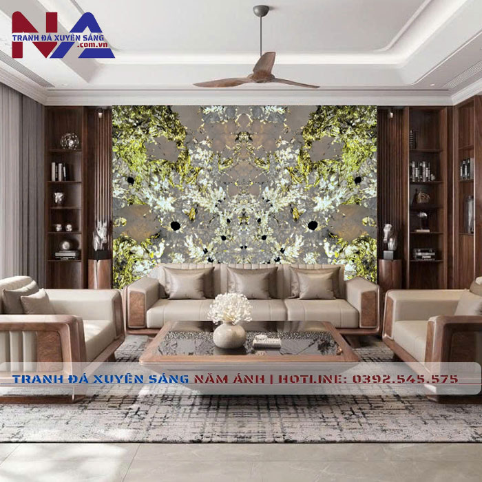 Tranh đá đối xứng xuyên sáng DX-TC14
