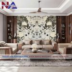 Tranh đá đối xứng xuyên sáng DX-TC14