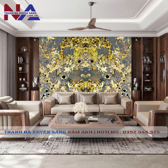 Tranh đá đối xứng xuyên sáng DX-TC14