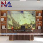 Tranh đá sơn thủy tự nhiên ST-VT12 cao cấp