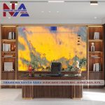 Tranh đá sơn thủy tự nhiên ST-VT12 cao cấp