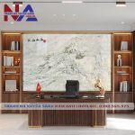 Tranh đá sơn thủy xuyên sáng tự nhiên ST-VT09