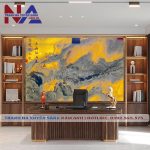 Tranh đá sơn thủy tự nhiên ST-VT11 cao cấp