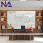 Tranh đá sơn thủy xuyên sáng tự nhiên ST-VT06