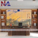 Tranh đá sơn thủy tự nhiên ST-VT10 cao cấp