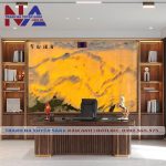 Tranh đá sơn thủy xuyên sáng tự nhiên ST-VT05