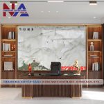 Tranh đá sơn thủy xuyên sáng tự nhiên ST-VT05