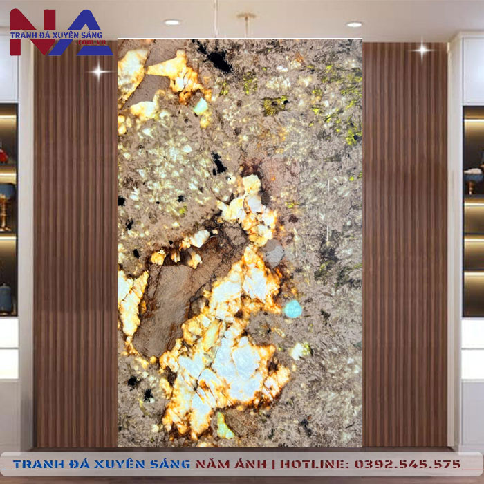 Tranh đ&aacute; v&aacute;ch Tivi bằng đ&aacute; xuy&ecirc;n s&aacute;ng đẹp nhất hiện nay