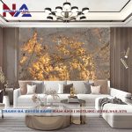 Tranh đá thạch anh xuyên sáng NA-TC19 | dáng ngang