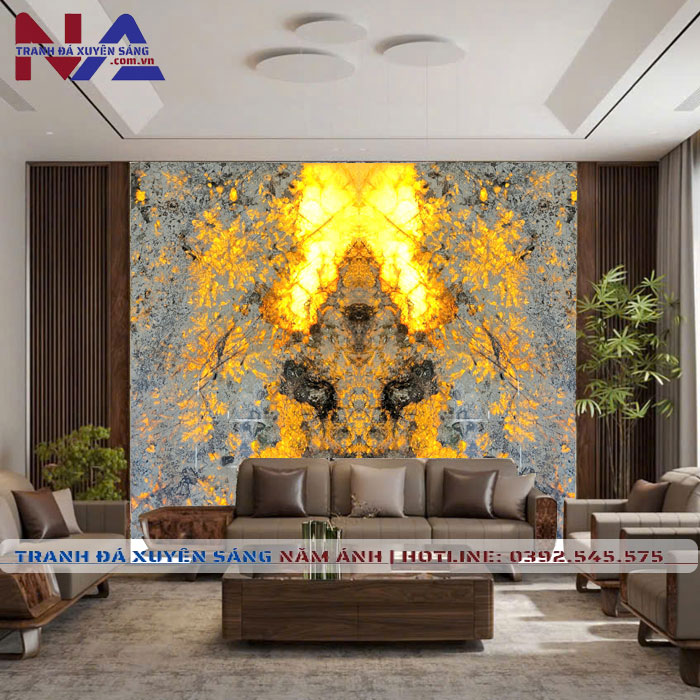 Tranh đá thạch anh đối xứng DX-TC10