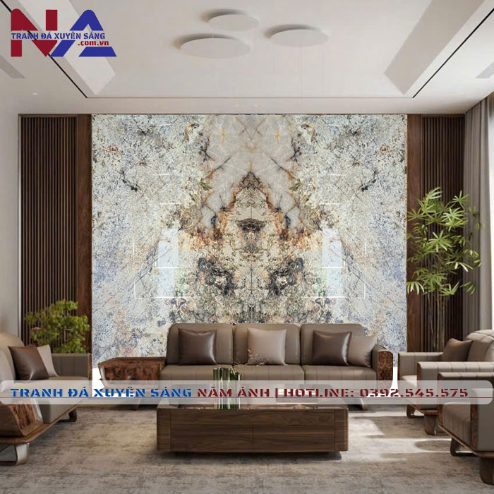Tranh đá thạch anh đối xứng DX-TC10