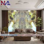 Tranh đá thạch anh đối xứng DX-TC10