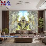 Tranh đá thạch anh đối xứng DX-TC10