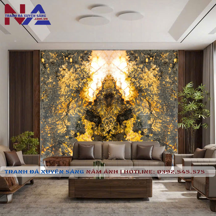 Tranh đá thạch anh đối xứng DX-TC10