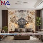 Tranh đá thạch anh đối xứng DX-TC11