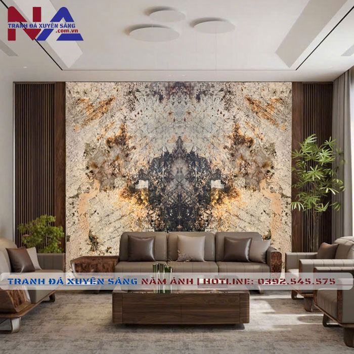 Tranh đá thạch anh đối xứng DX-TC11