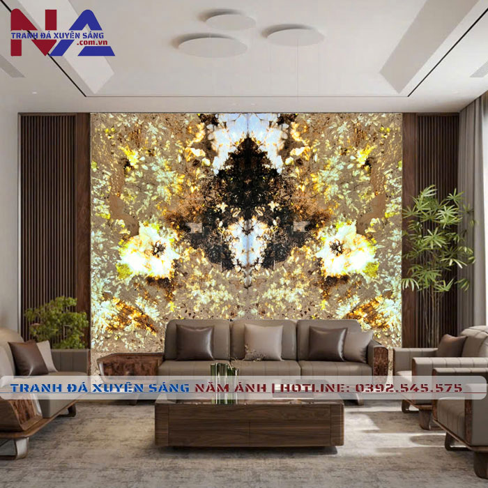 Tranh đá thạch anh đối xứng DX-TC11