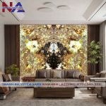 Tranh đá thạch anh đối xứng DX-TC11