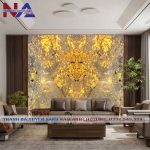 Tranh đá thạch anh đối xứng DX-TC12