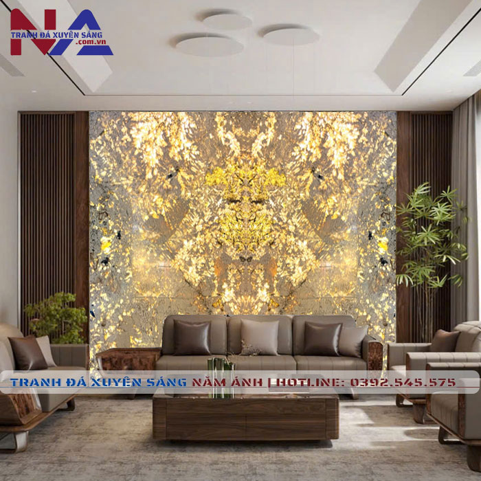 Tranh đá thạch anh đối xứng DX-TC12