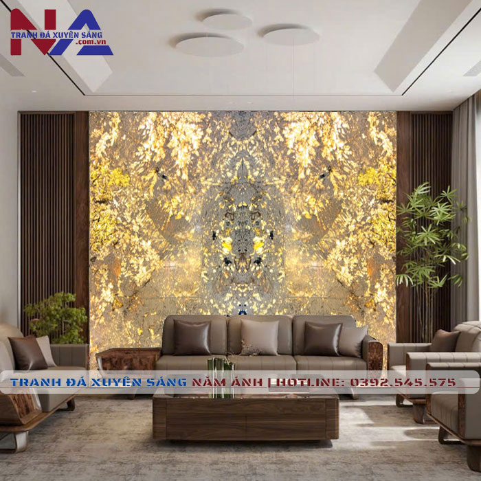 Tranh đá thạch anh đối xứng DX-TC12