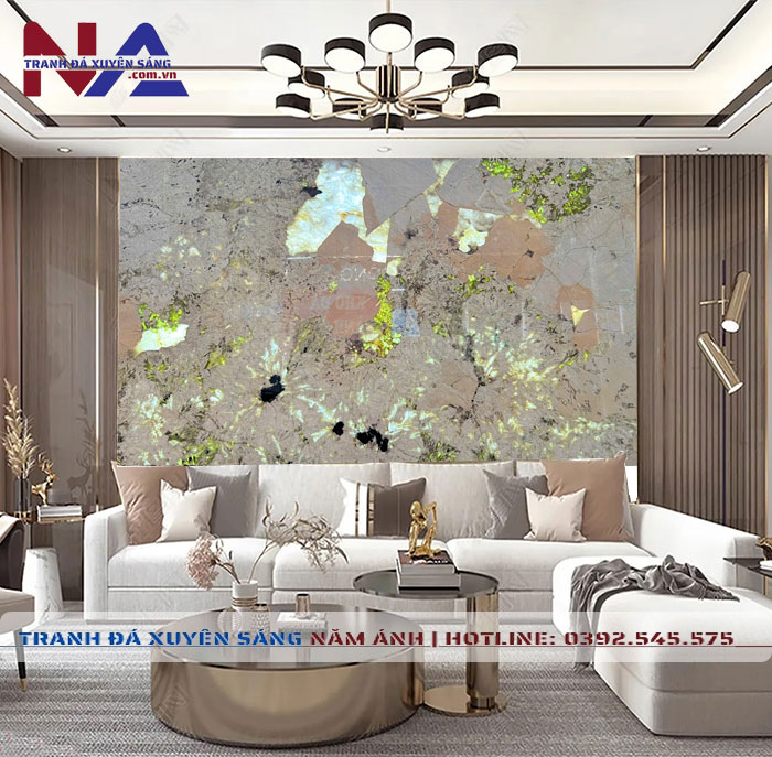 Tranh đ&aacute; v&aacute;ch Tivi bằng đ&aacute; xuy&ecirc;n s&aacute;ng đẹp nhất hiện nay