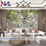 Tranh đá thạch anh xuyên sáng NA-TC17 | Dáng ngang