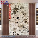 Tranh đá thạch anh xuyên sáng NA-VT05 | dáng ngang