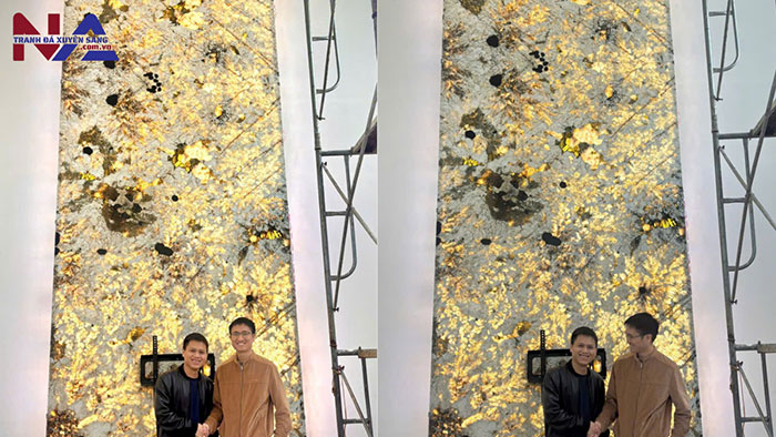 Tranh đ&aacute; th&ocirc;ng tầng xuy&ecirc;n s&aacute;ng đẹp, cao cấp nhất hiện nay